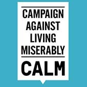 CALM - Campaign Against Living Miserably (logo