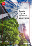 Cover image of the Tenets of good corporate governance report.
