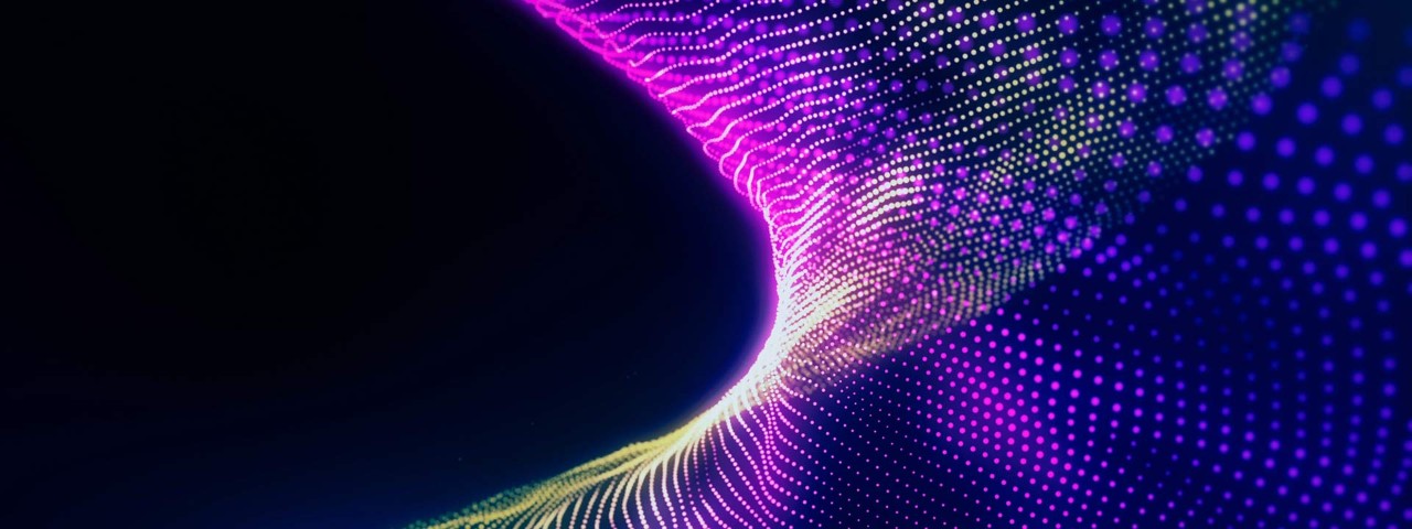 futuristic purple and blue background