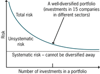 Example 1 Risk reduction effect of diversification example image