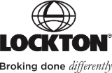 Lockton Logo 50mm with strapline Black