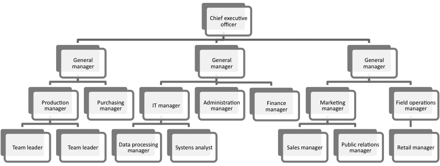 Typical Manufacturing Org Chart