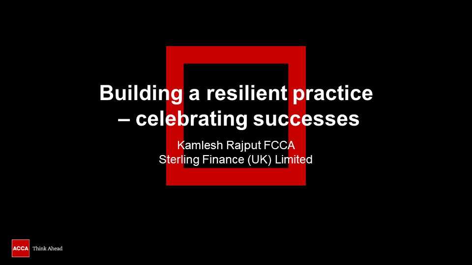 Video on entering business and accountancy awards