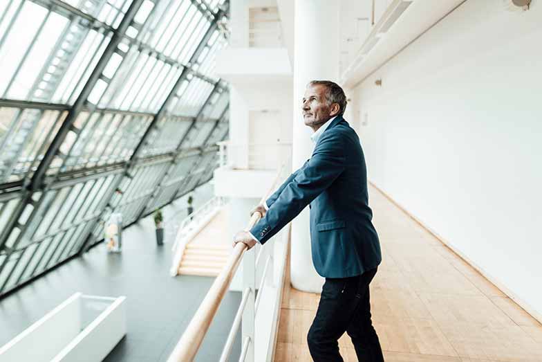 businesswoman smiling