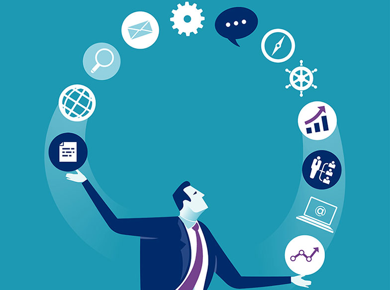 illustration of the internet of things