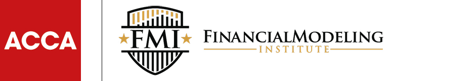 Logos of ACCA and Financial Modelling Institute