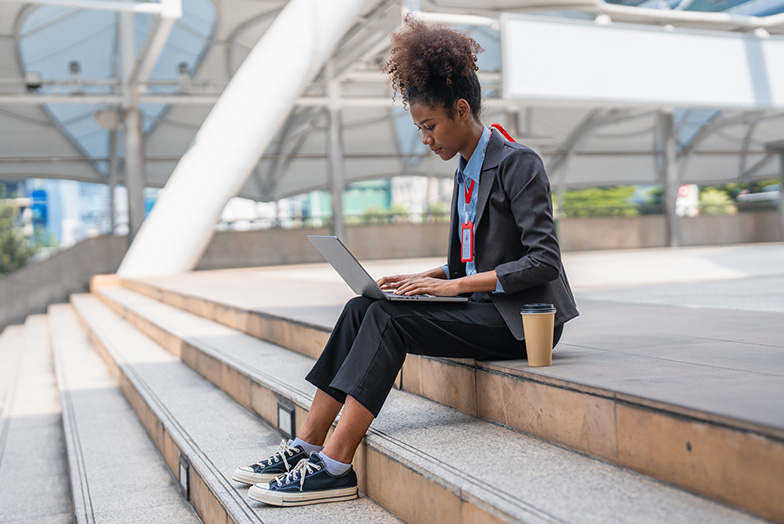 Confident-looking person