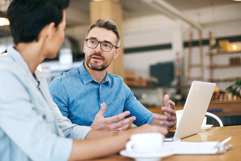 Confident-looking person