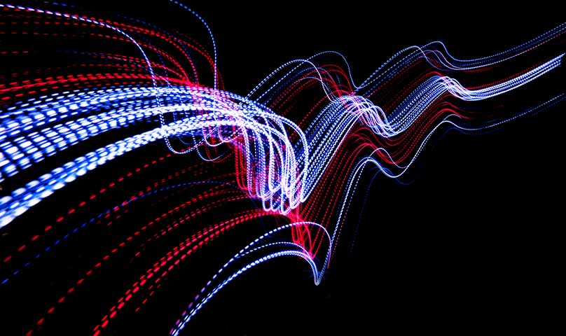 neon light trailback effect