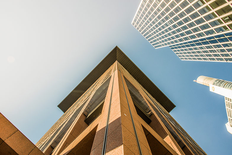 low angle view of building against sky