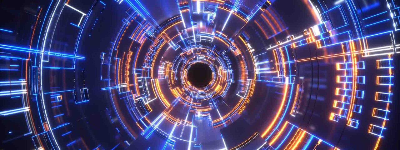 fancy futuristic technology graphic